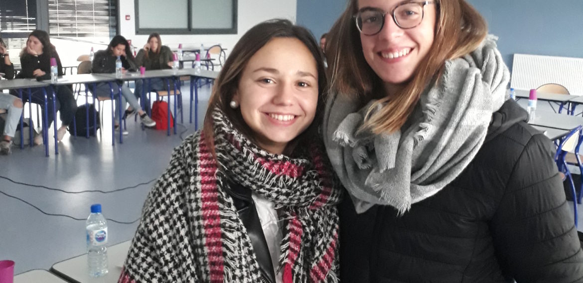 Marina et Maylis représentent leurs camarades à Bordeaux !