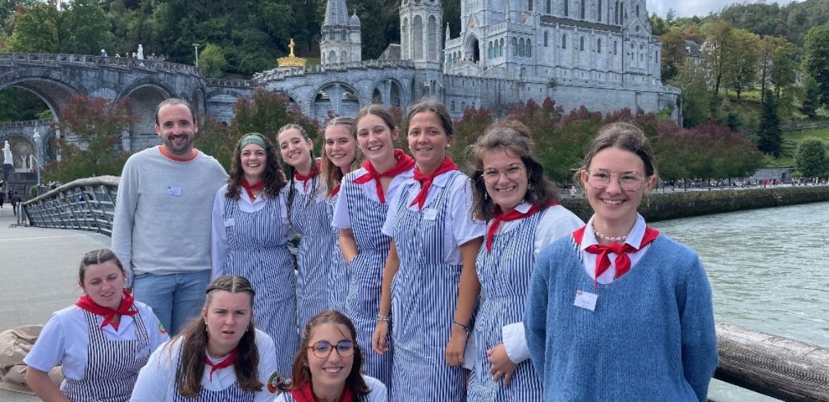 Pèlerinage à Lourdes avec les élèves de Terminale