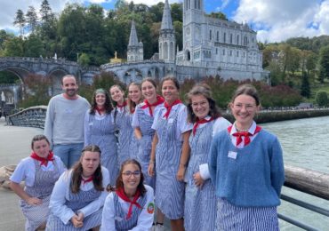 Pèlerinage à Lourdes avec les élèves de Terminale